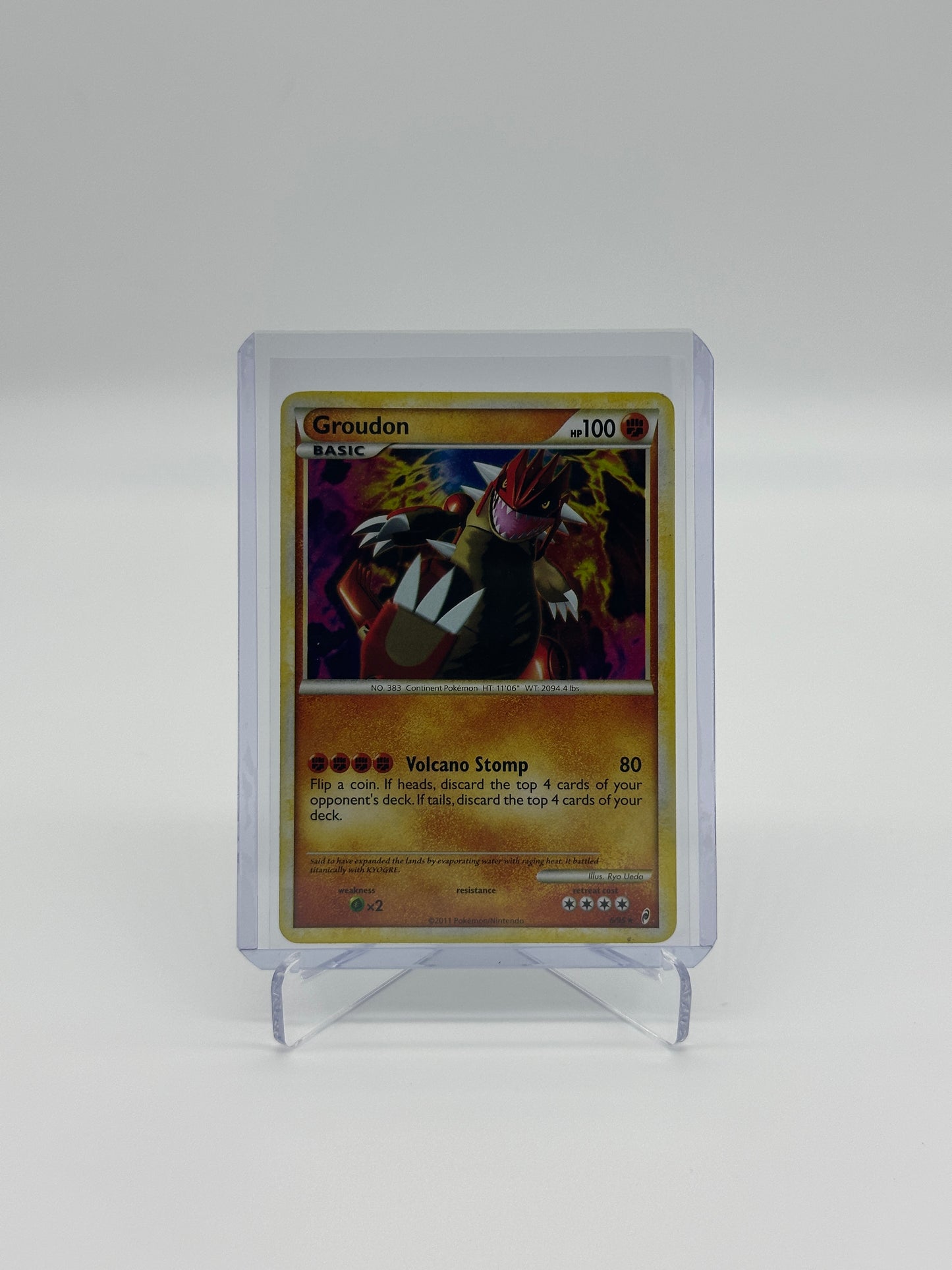 Pokemon Call of Legends Groudon 6 - Moderately Played