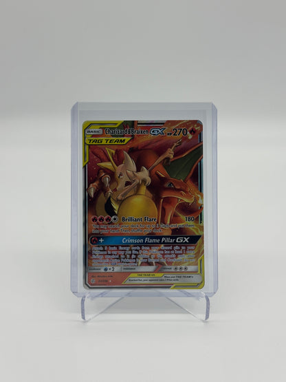 Pokemon Cosmic Eclipse Charizard & Braixen GX 22