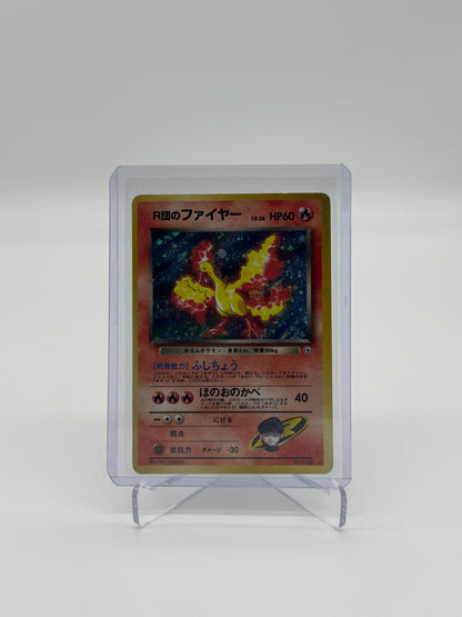 Pokemon Japanese Gym Heroes Rockets Moltres 146 - Moderately Played