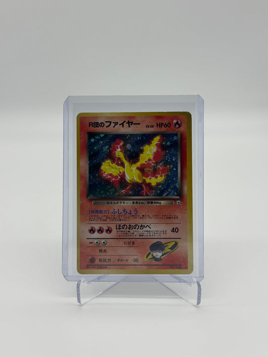 Pokemon Japanese Gym Heroes Rockets Moltres 146 - Moderately Played