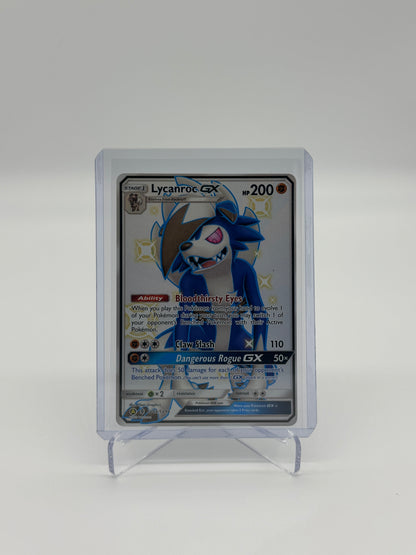 Pokemon Hidden Fates Lycanroc GX 66