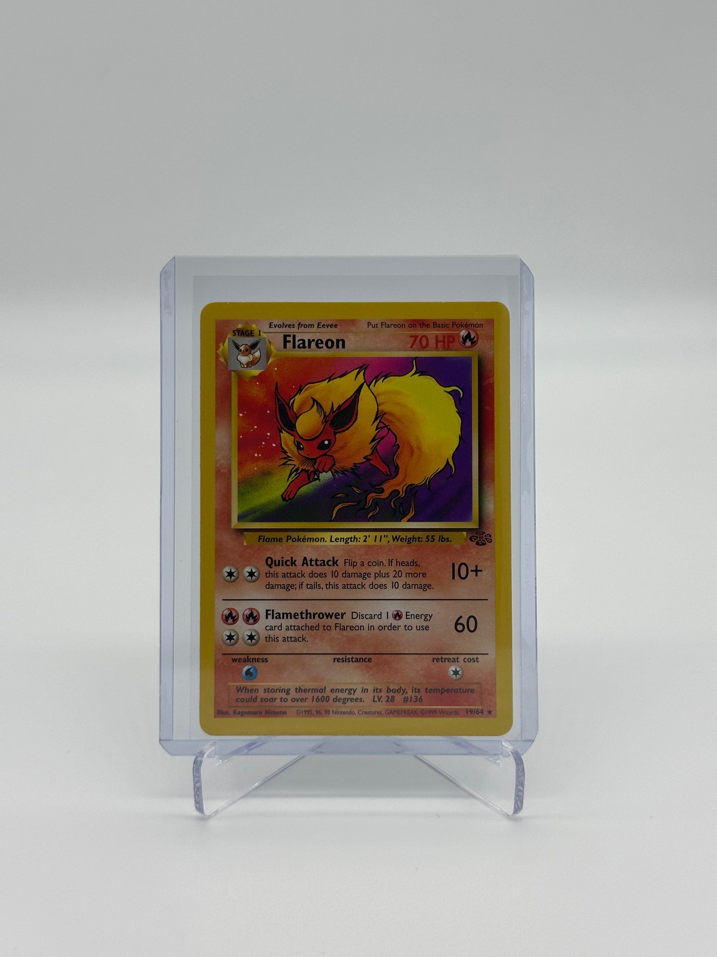 Pokemon Jungle Flareon 19 - Lightly Played