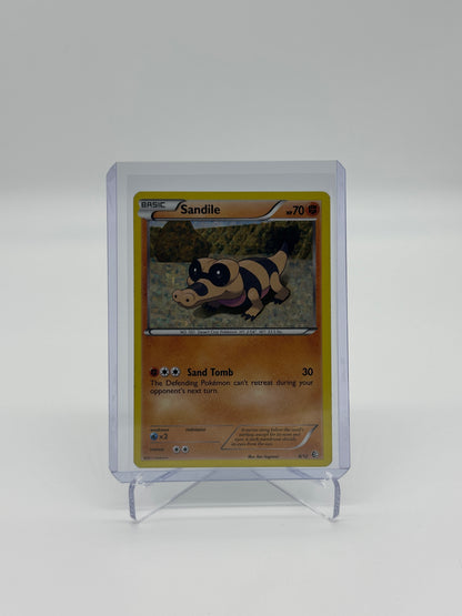 Pokemon McDonalds Promo 2011 Sandile 8 - Moderately Played