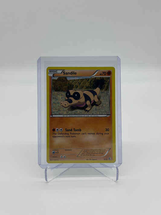 Pokemon McDonalds Promo 2011 Sandile 8 - Moderately Played