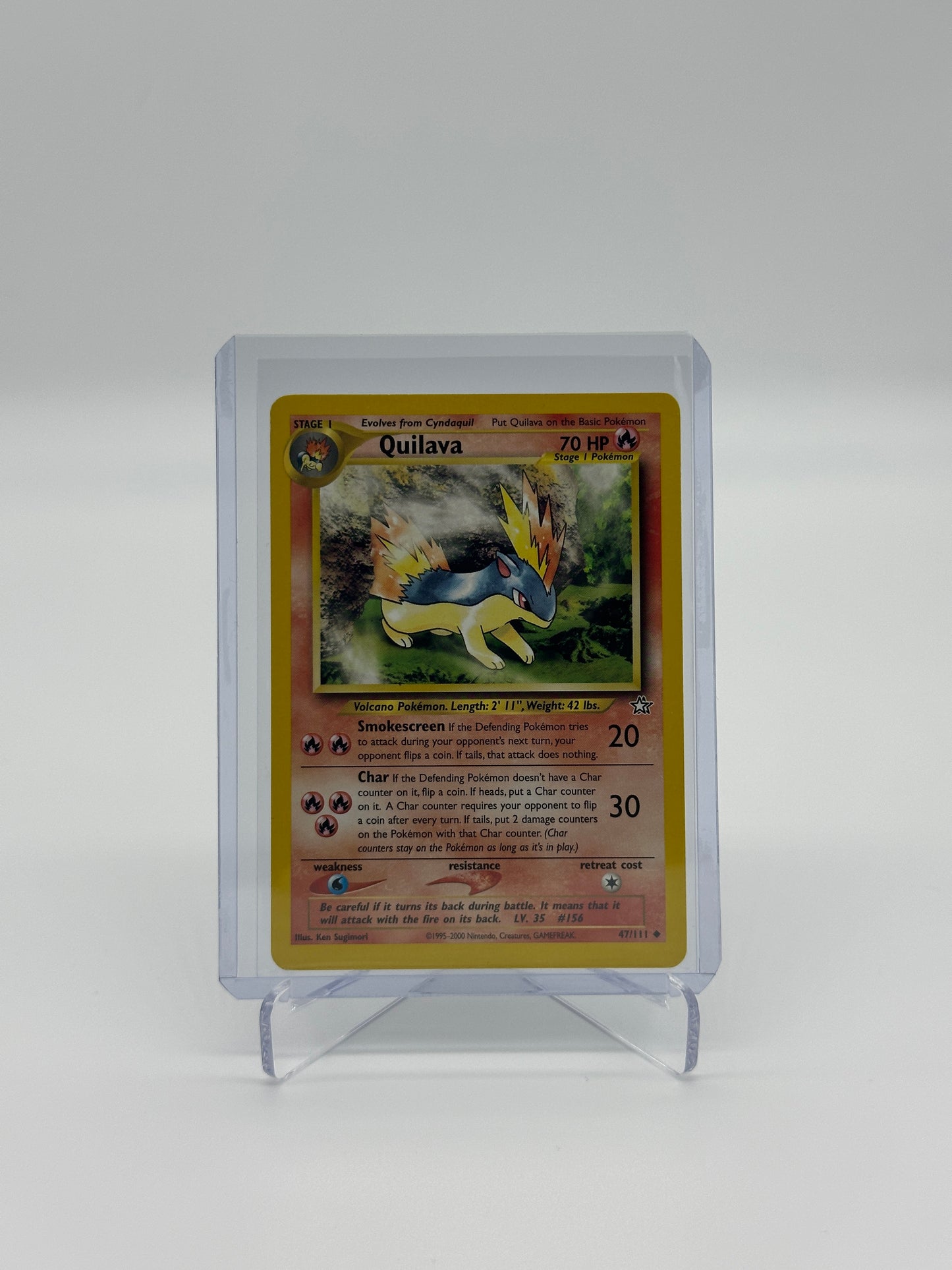 Pokemon Neo Genesis Quilava 47 - Lightly Played