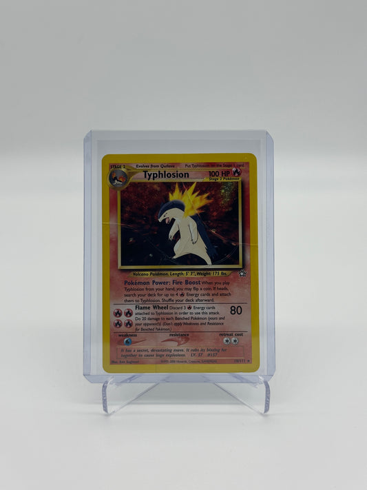 Pokemon Neo Genesis Typhlosion 18 - Heavily Played
