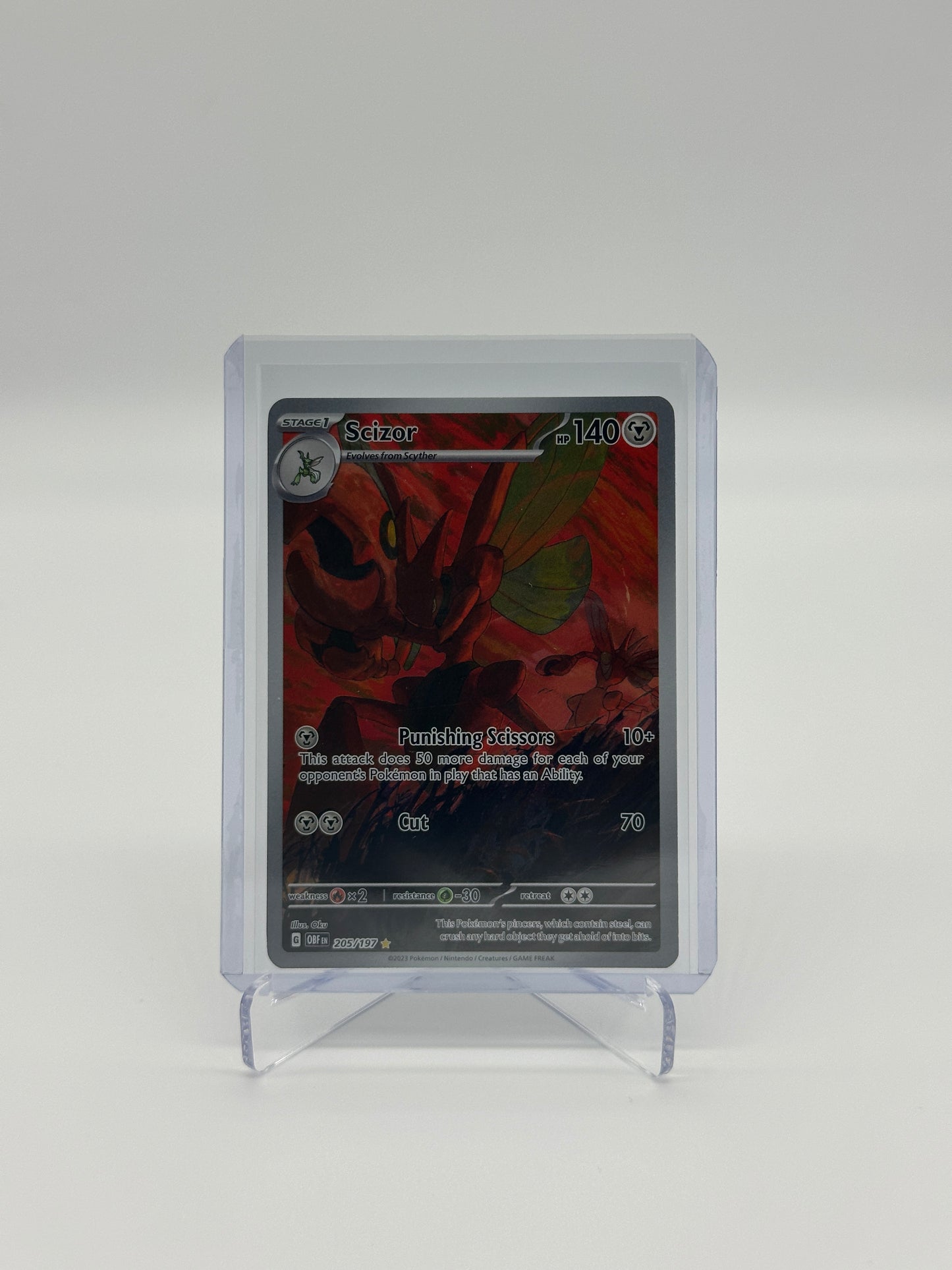 Pokemon Obsidian Flames Scizor 205