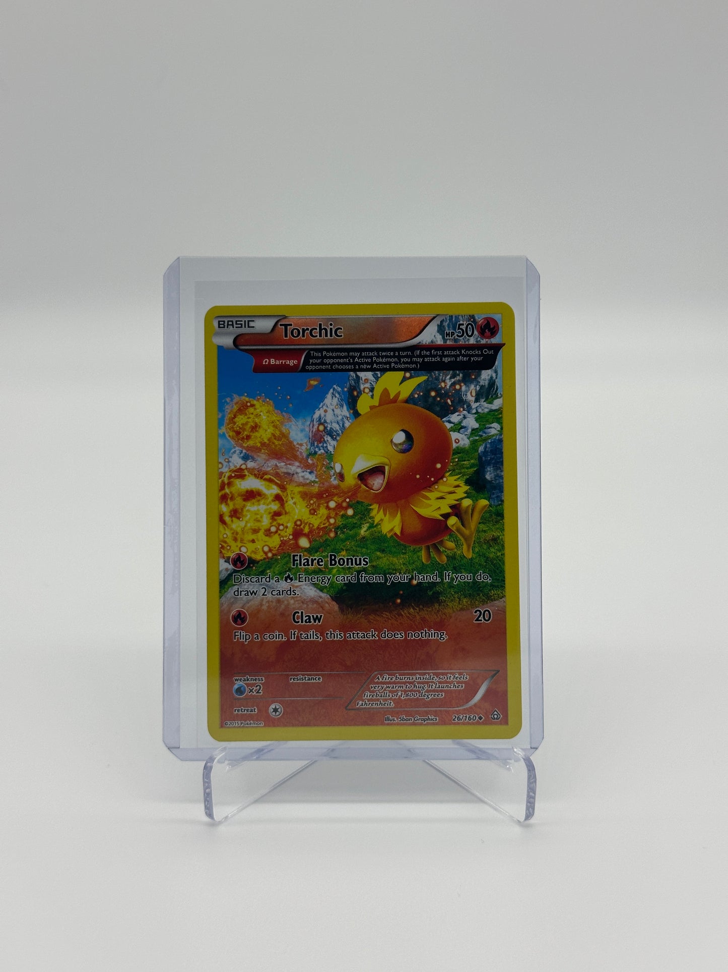 Pokemon Primal Clash Torchic 26 - Lightly Played