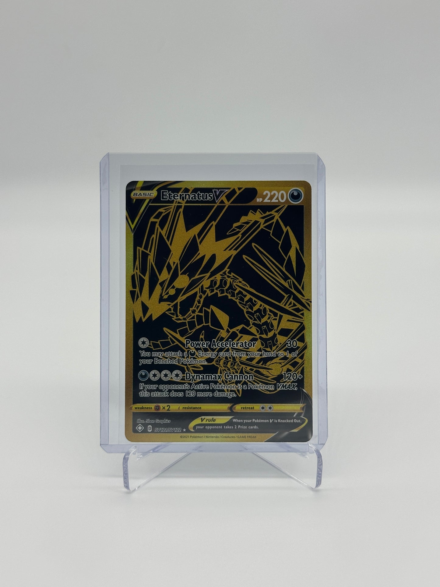 Pokemon Shining Fates Eternatus V 121