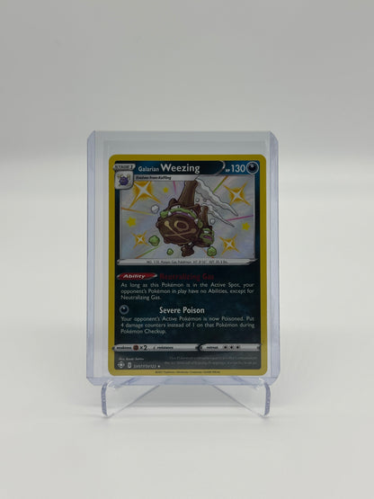 Pokemon Shining Fates Galarian Weezing 77