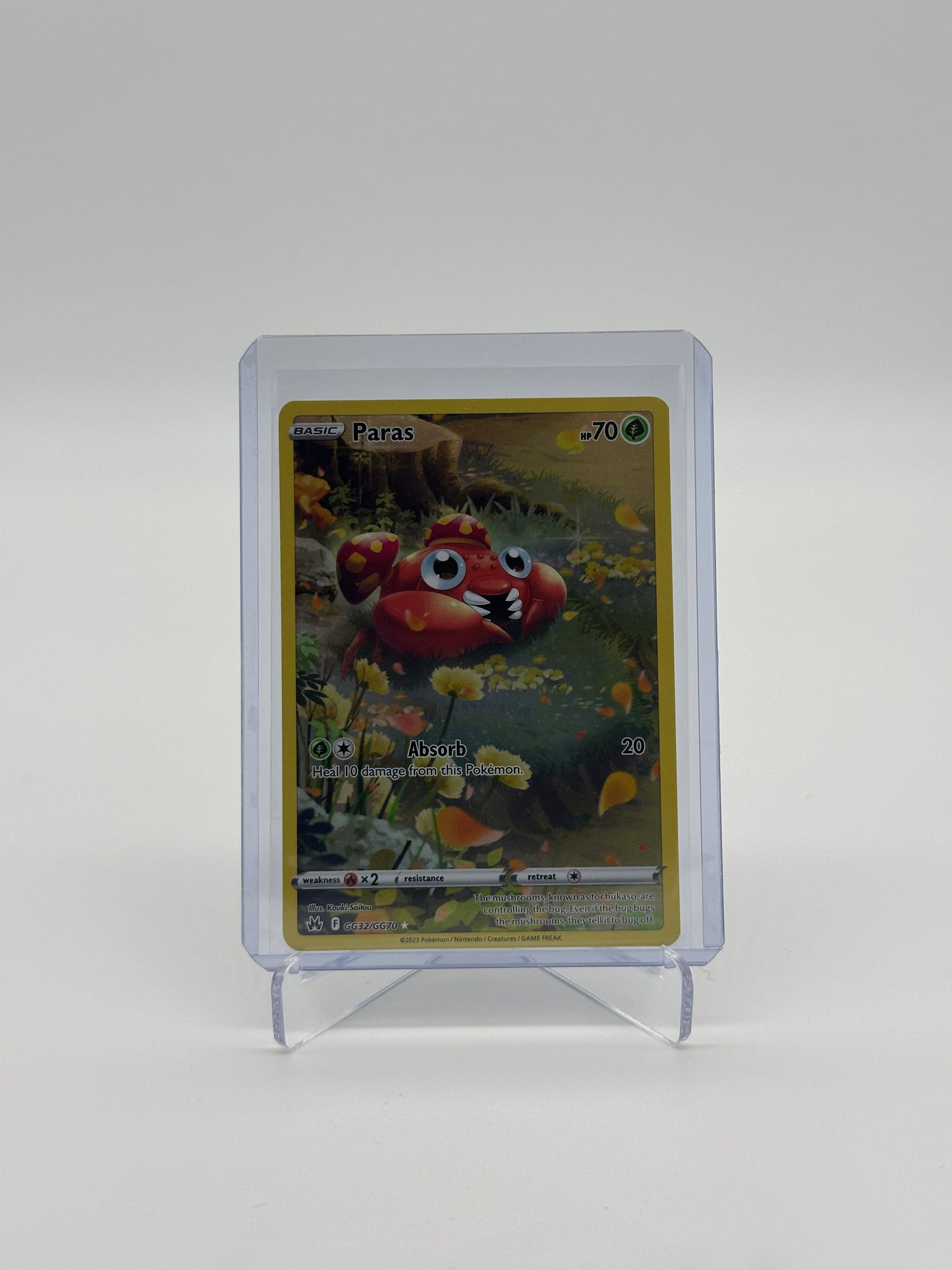 Pokemon Crown Zenith Paras GG32