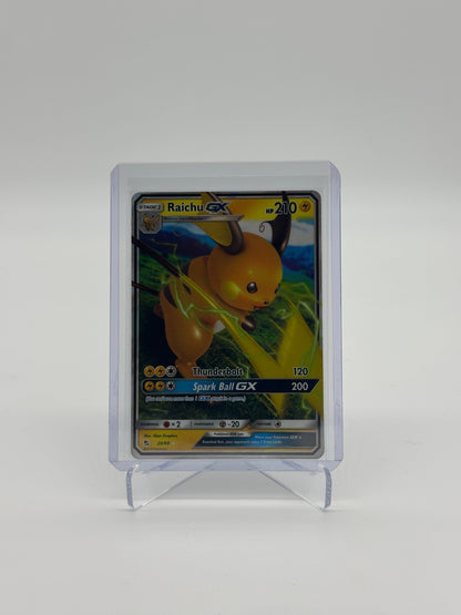 Pokemon Hidden Fates Raichu GX 20