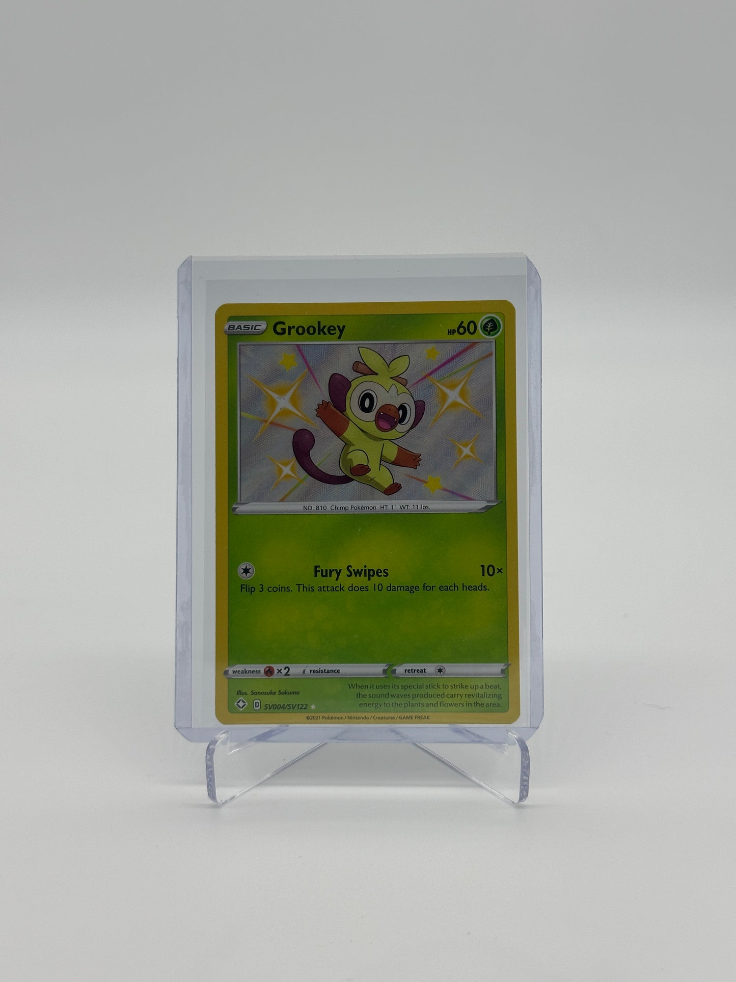 Pokemon Shining Fates Grookey 4