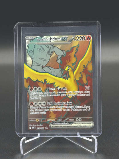 Pokemon Destined Rivals Team Rockets Moltres ex 208