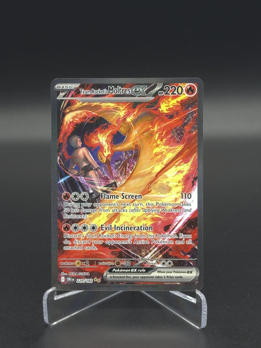 Pokemon Destined Rivals Team Rockets Moltres ex 229