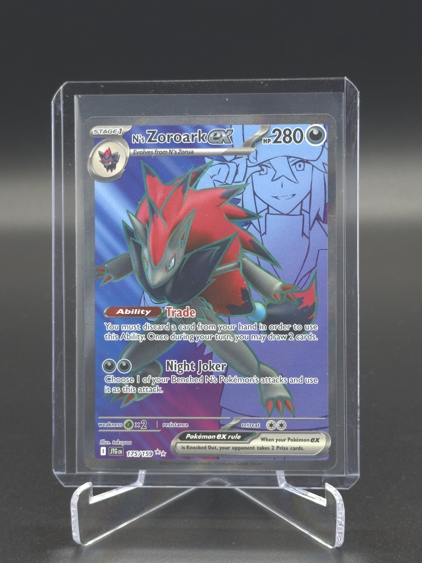 Pokemon Journey Together Ns Zoroark ex 175