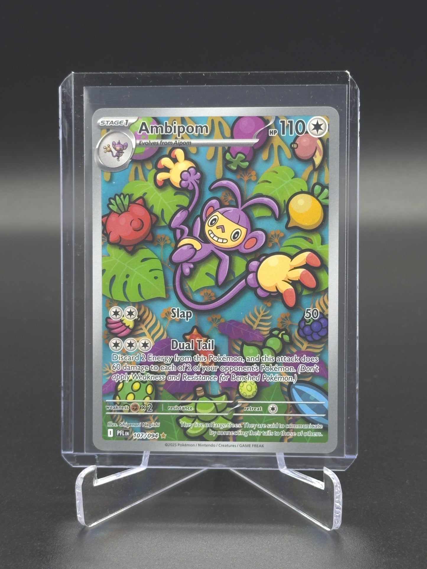 Pokemon Phantasmal Flames Ambipom 107