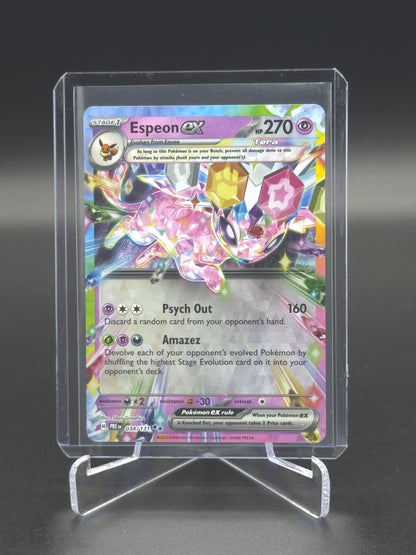 Pokemon Prismatic Evolutions Espeon ex 34