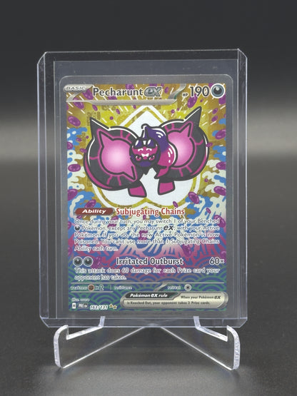 Pokemon Prismatic Evolutions Pecharunt ex 163