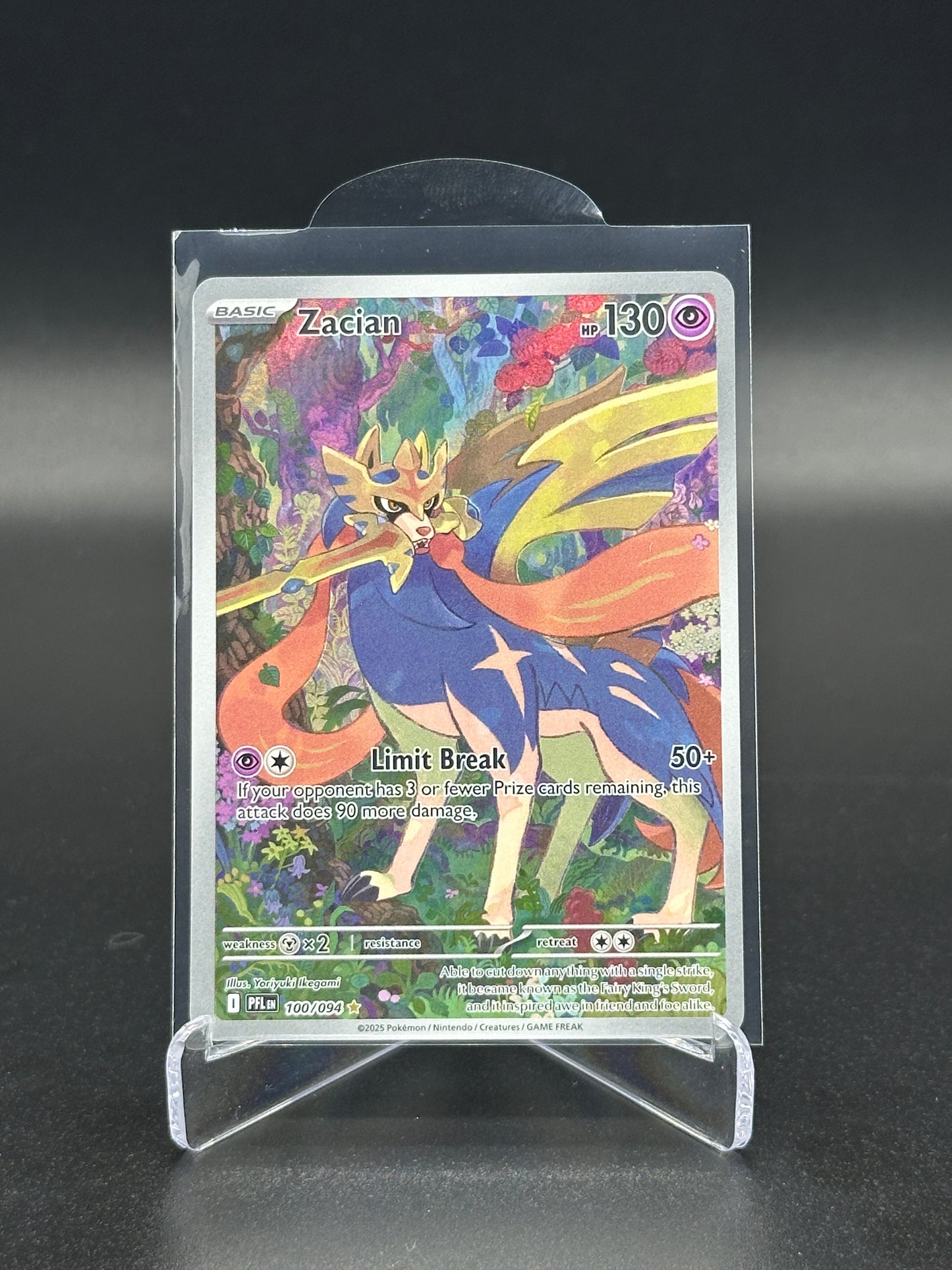 Pokemon Phantasmal Flames Zacian 100