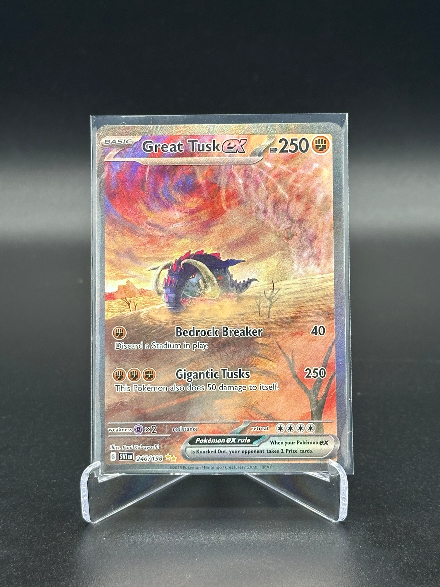Pokemon Scarlet & Violet Great Tusk ex 246