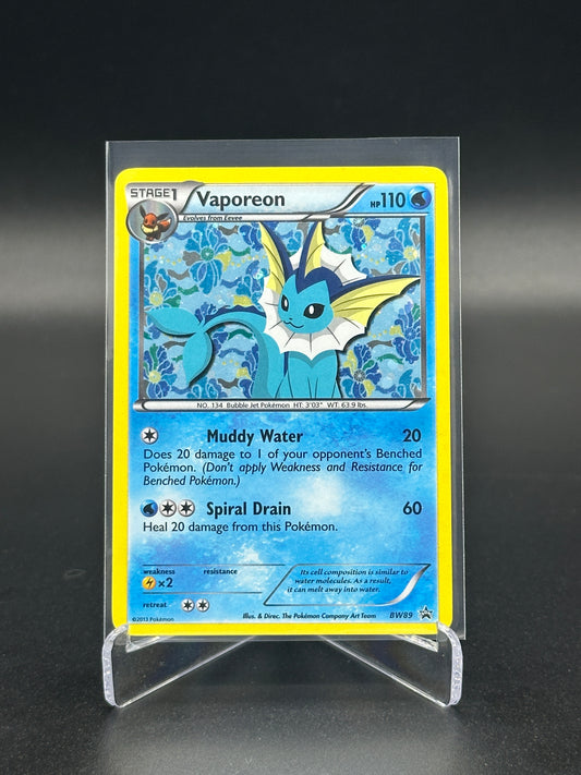 Pokemon Promo Vaporeon 89 - Moderately Played