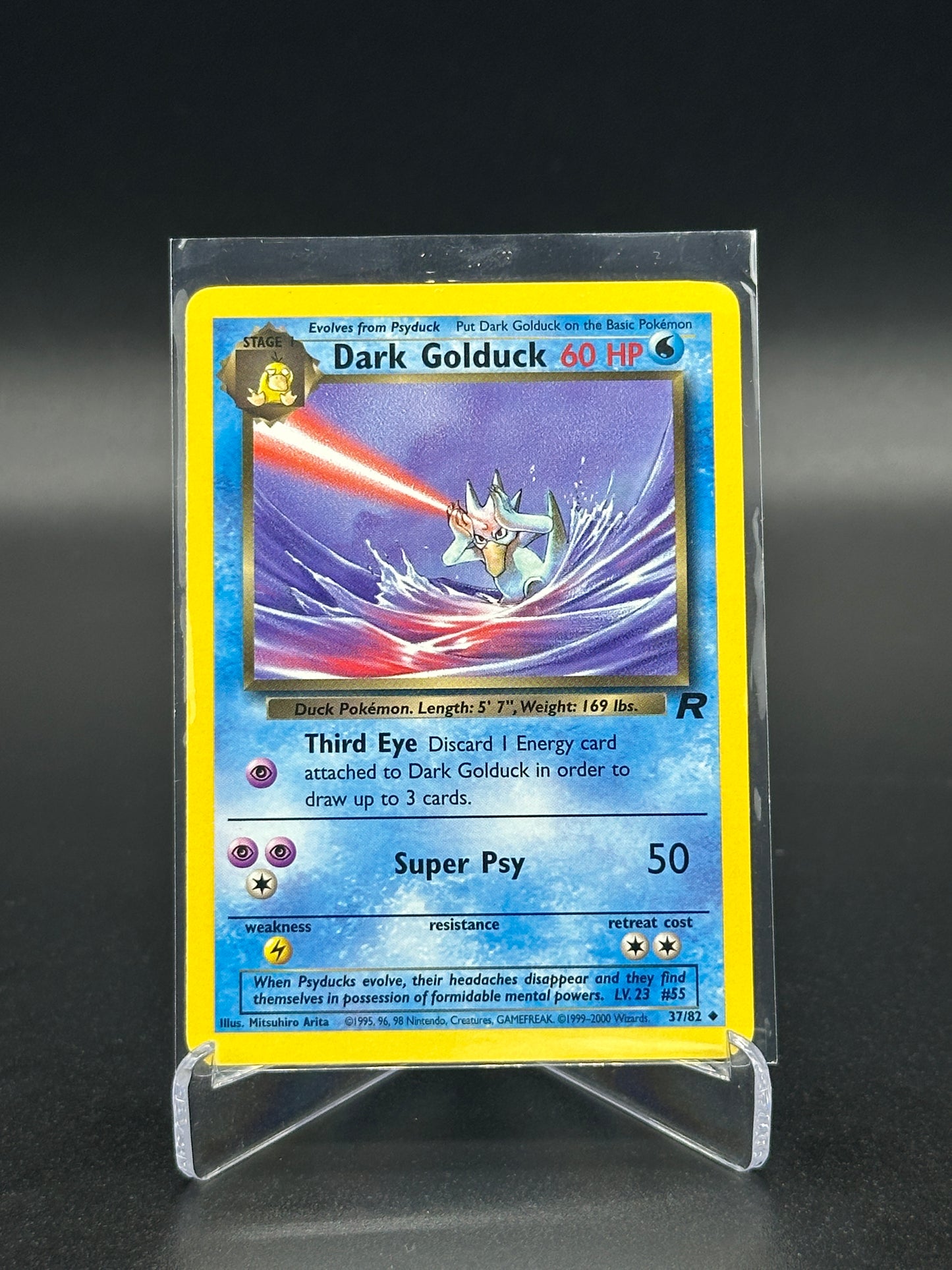 Pokemon Team Rocket Dark Golduck 37 - Lightly Played