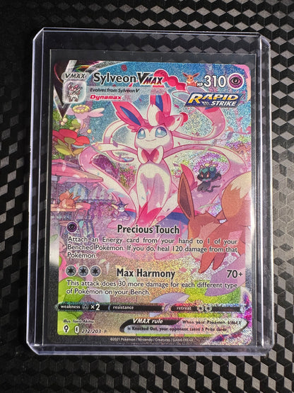 2021 Pokémon Evolving Skies Sylveon VMAX FA Alternate Art Secret Rare #212