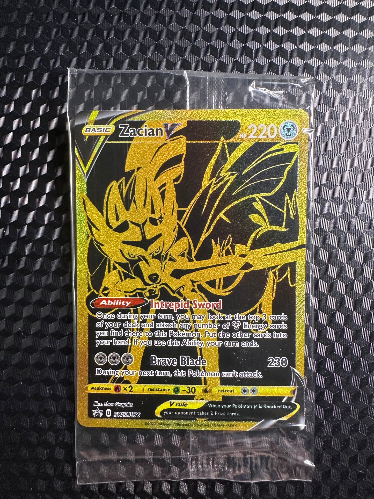 Pokémon Promo Zacian V #SWSH076