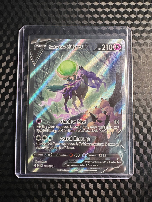 2021 Pokémon Chilling Reign Shadow Rider Calyrex V Alt Art 172/198