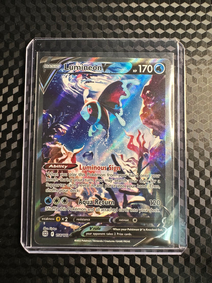 2022 Pokémon SWSH Brilliant Stars Lumineon V Full Art FA #156