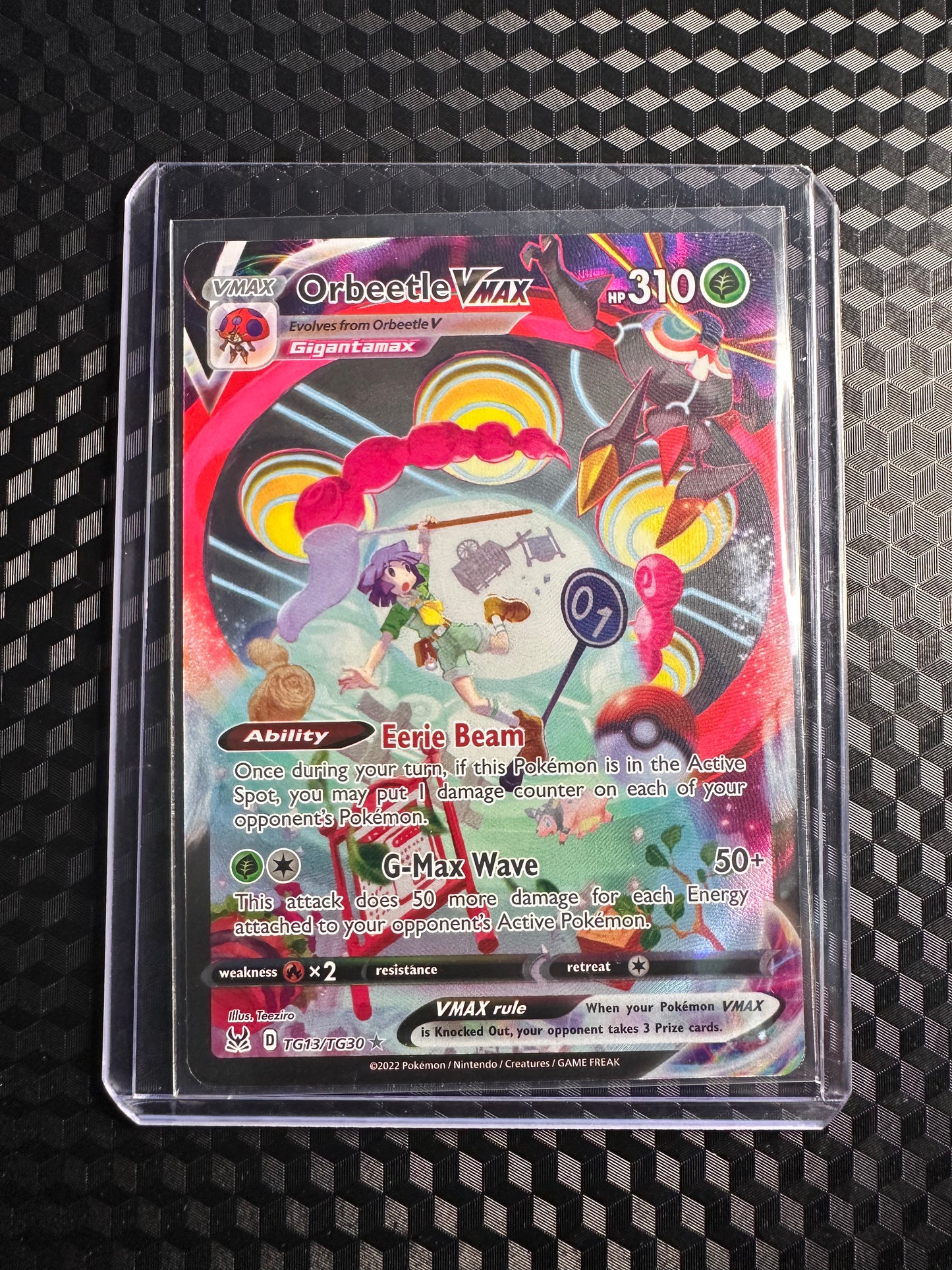 2022 Pokemon Lost Origin Trainer Gallery Orbeetle Vmax TG13/TG30