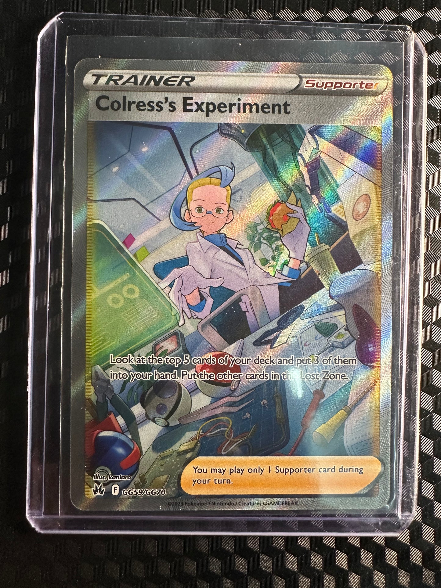 2023 Pokémon Crown Zenith Colress's Experiment GG59
