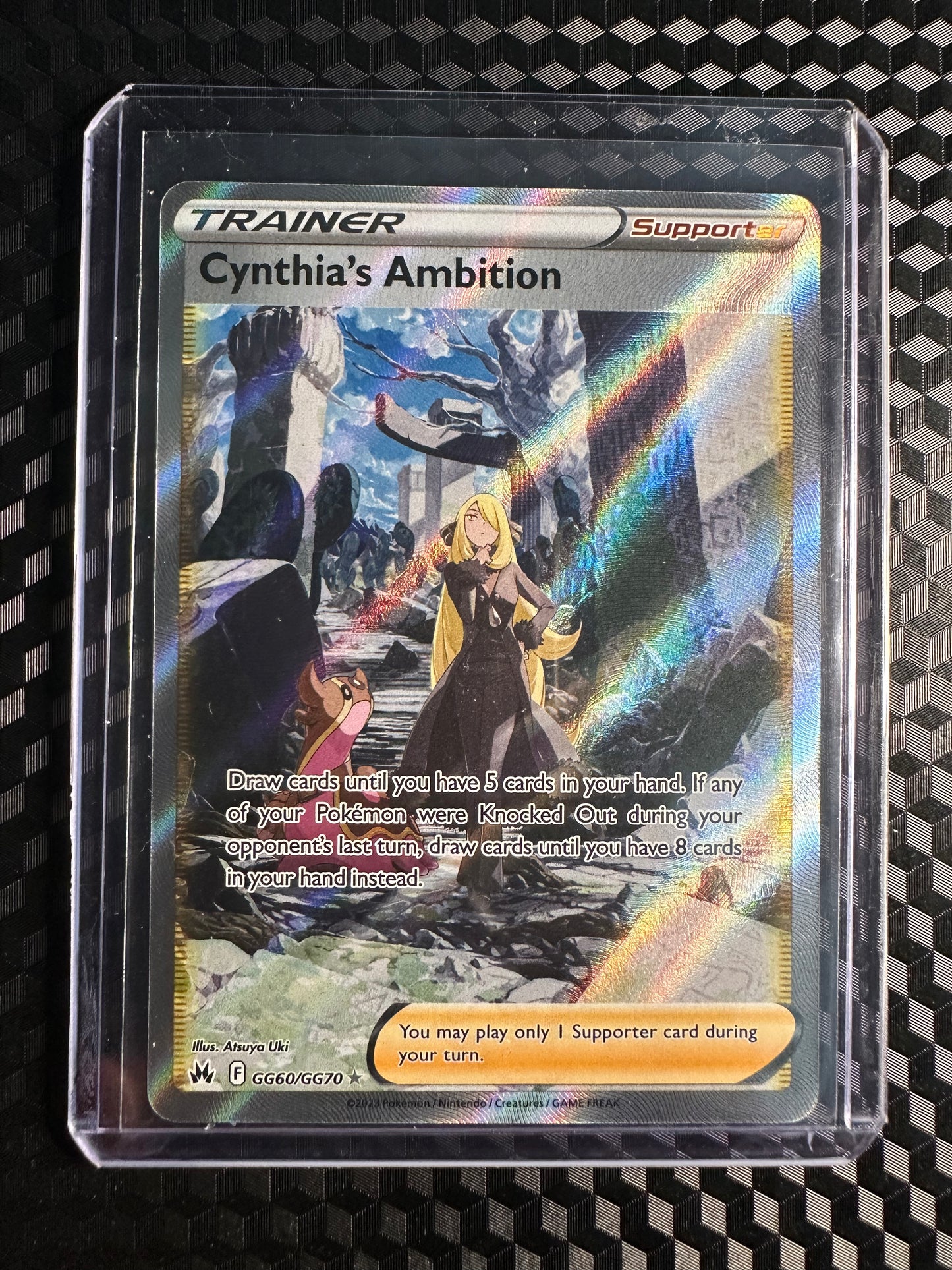 2023 Pokémon Crown Zenith Cynthia's Ambition #GG60/GG70