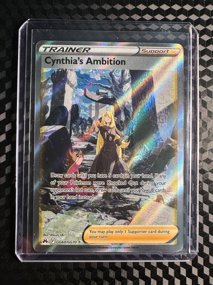 2023 Pokémon Crown Zenith Cynthia's Ambition #GG60/GG70