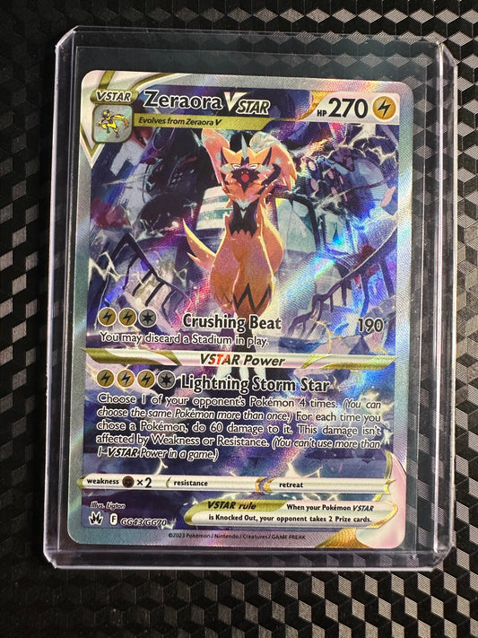2023 Pokémon Crown Zenith Zeraora VStar #GG43