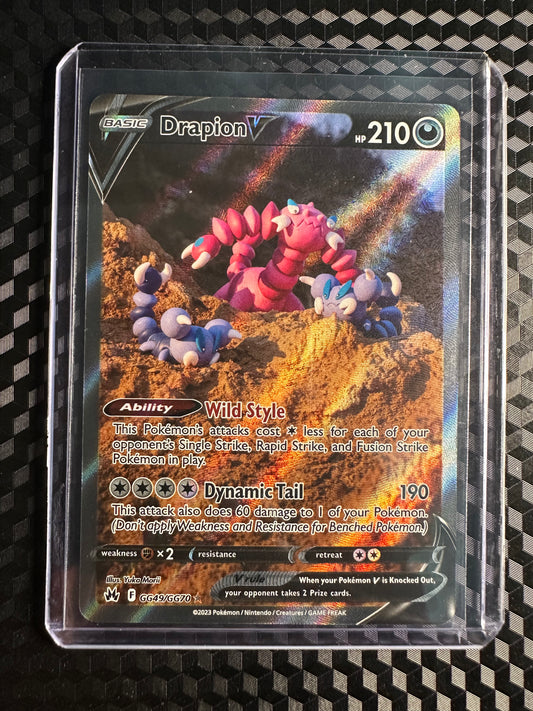 2023 Pokémon Crown Zenith Drapion V #GG49