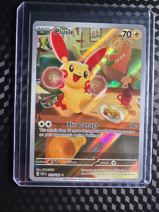 2023 Pokémon Paradox Rift Illustration Rare Plusle #193