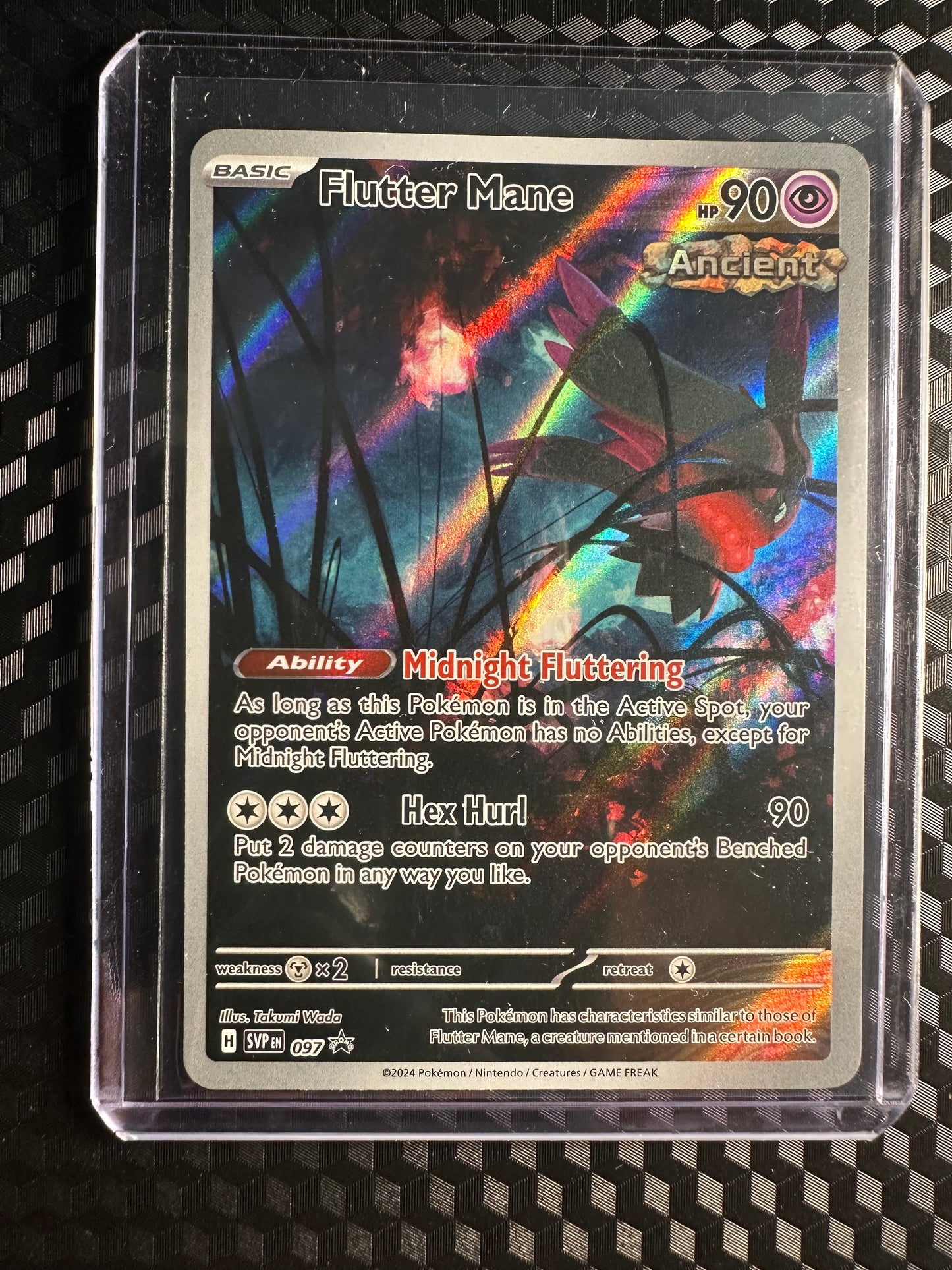 2024 Pokémon Temporal Forces Flutter Mane Black Star Promo