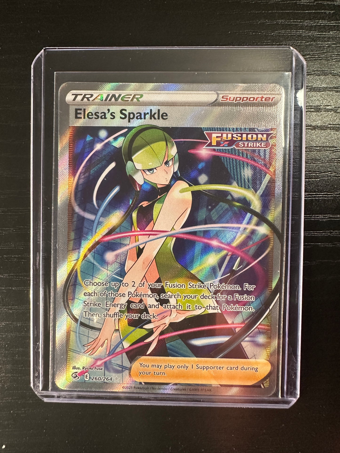 2021 Pokémon Fusion Strike Elesa's Sparkle 260/264