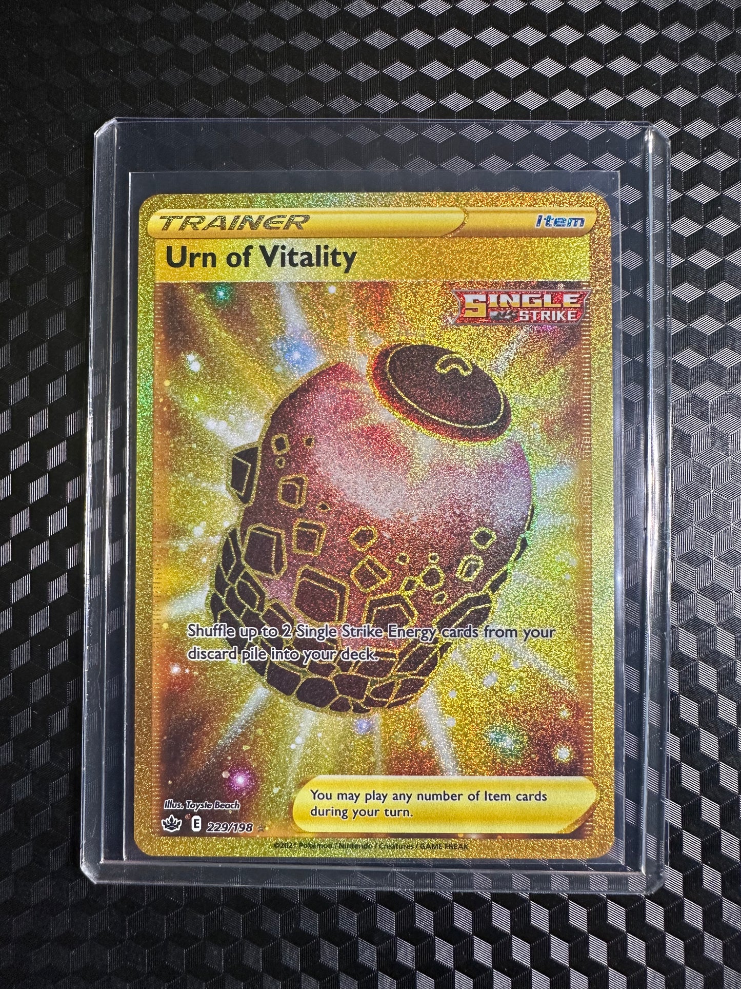 2021 Pokémon Chilling Reign Urn Of Vitality #229