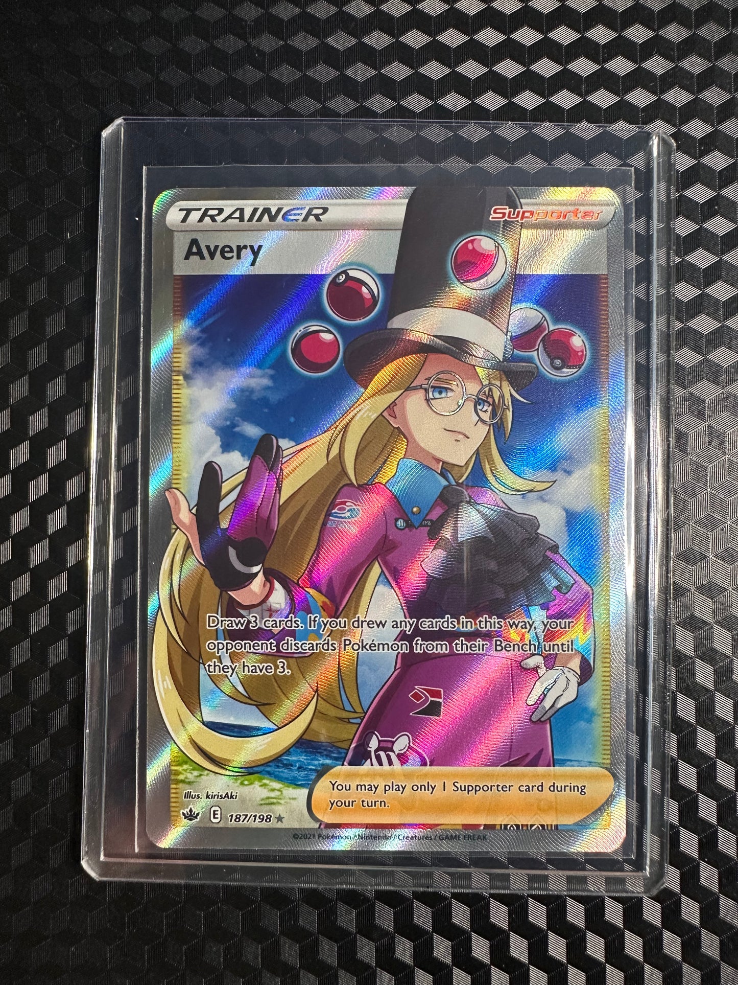 2021 Pokémon Chilling Reign Avery 187/198