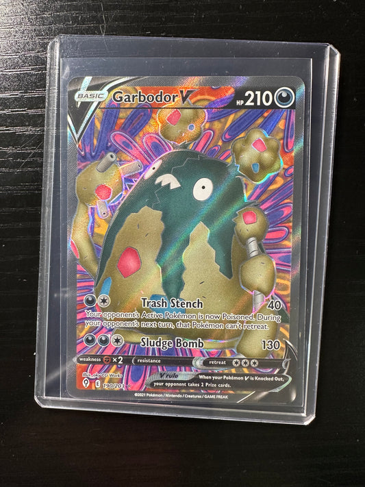 2021 Pokémon Evolving Skies Garbodor V #190