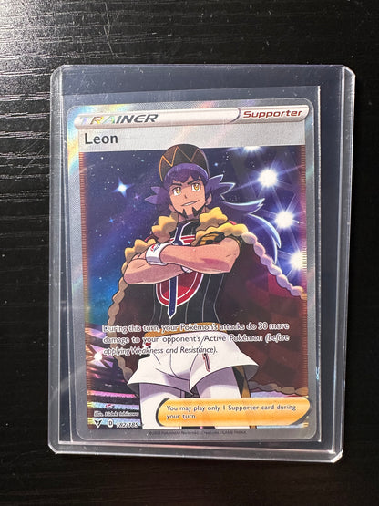 2020 Pokémon Vivid Voltage Leon #182