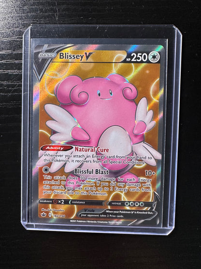 2021 Pokémon Chilling Reign Blissey V Full Art #182