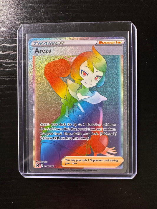 2022 Pokémon Lost Origin Secret Full Art Arezu #204