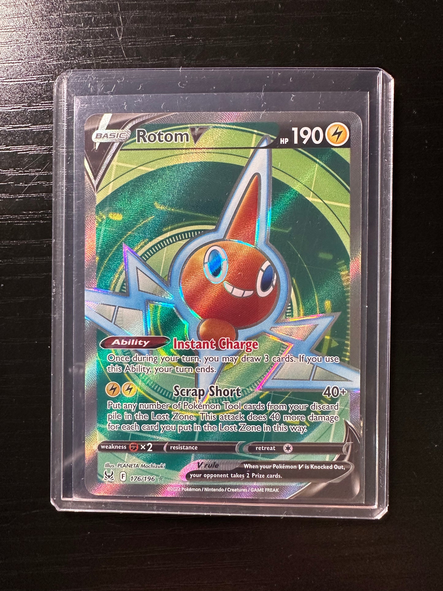 2022 Pokémon Lost Origin Rotom V Full Art #176
