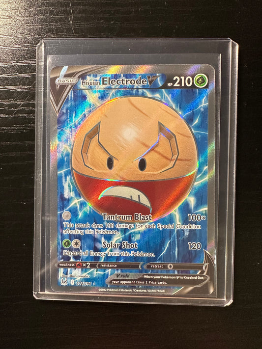 2022 Pokémon Lost Origin Hisuian Electrode V Full Art #172