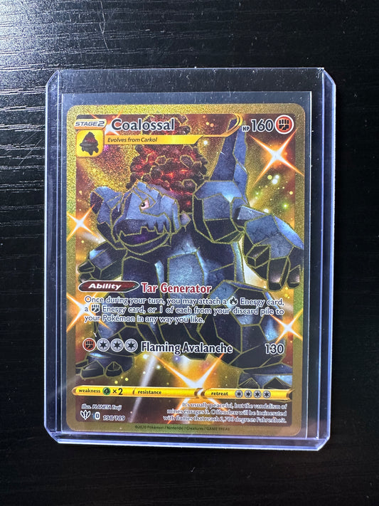 2022 Pokémon Darkness Ablaze Coalossal Secret 198/189
