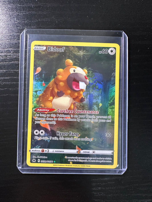 2023 Pokémon Crown Zenith Bidoof #GG29
